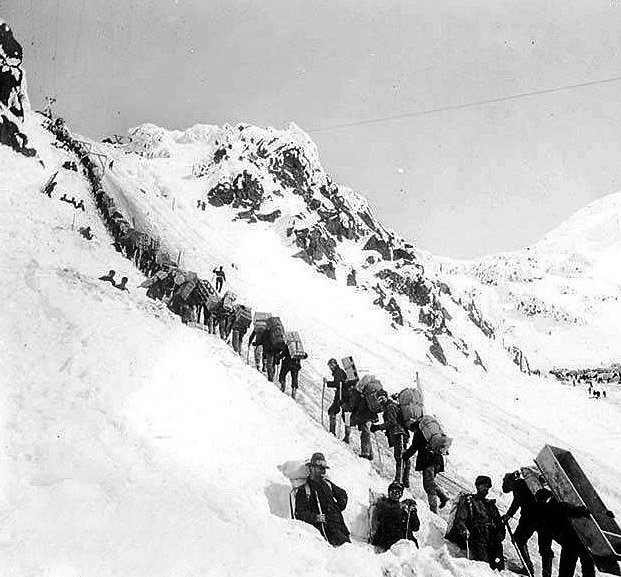 Étapes du col Chilkoot